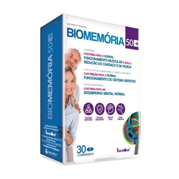 Fharmonat BioMemória 50+ 30 Comprimidos