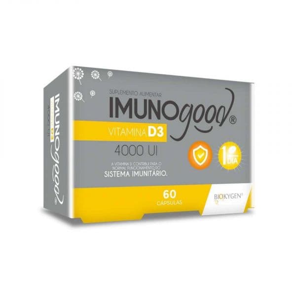 Biokygen Imunogood Vit D3 4000IU 60 Cápsulas