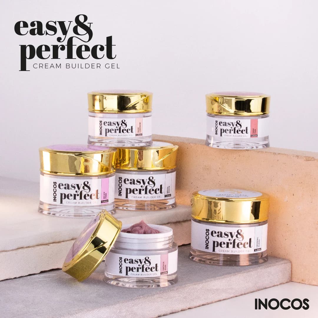 Inocos Easy & Perfect Cream Builder Gel Tom Milky White 50g