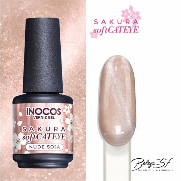 Inocos Verniz Gel 357 Cateye Nude Soja