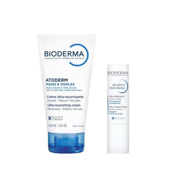 Bioderma Atoderm Creme Mãos 50ml + Stick Labial 4g Pack