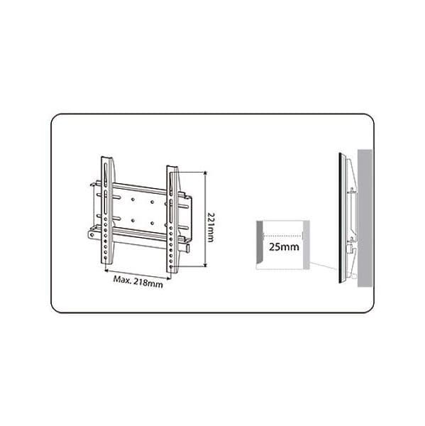 Suporte Daxis Lcd de Parede 23"-37 - MISV0173