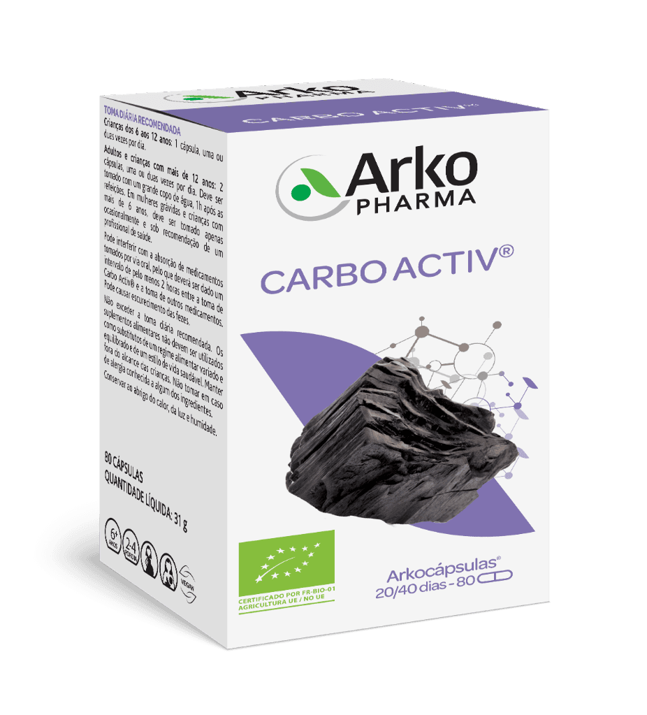 Arkocapsulas Carbo Activ 80caps