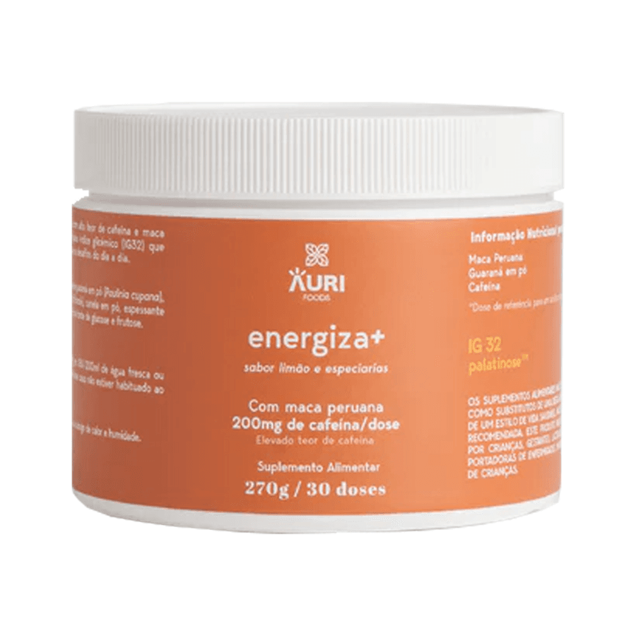 Auri Foods Energiza+ Suplemento Alimentar 270g Limão e Especiarias