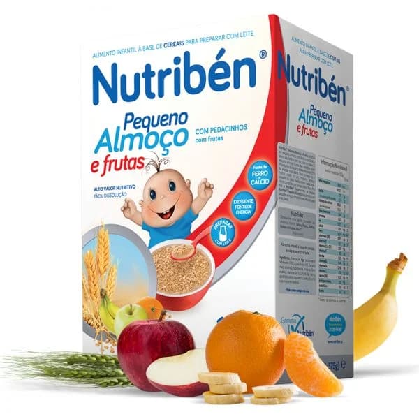 NUTRIBEN PEQUENO ALMOÇO TRIGO E FRUTA 375G