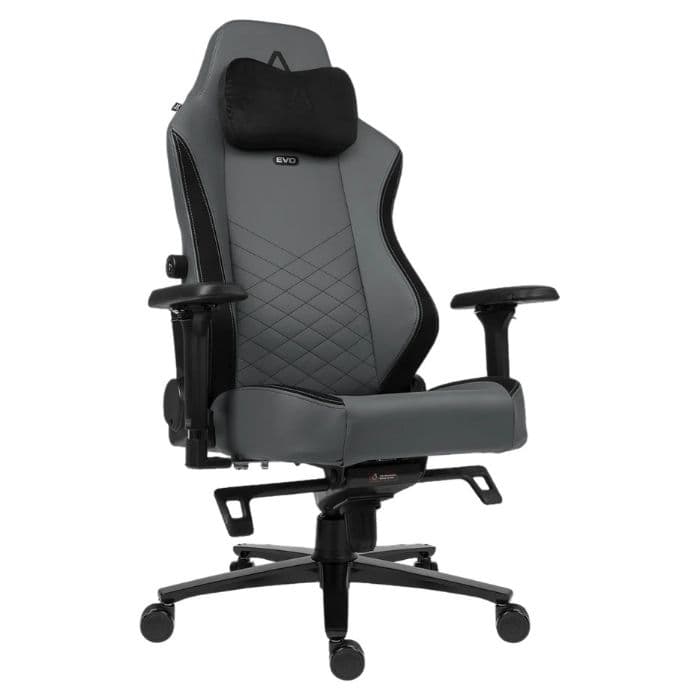 Cadeira Gaming Alpha Gamer Alegra Evo Titanium Grey