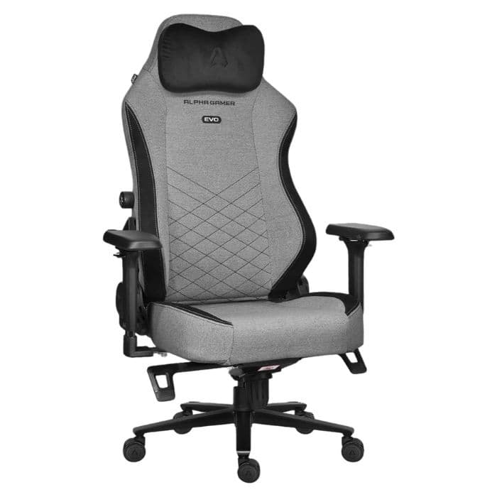 Cadeira Gaming Alpha Gamer Alegra Evo Smoke Grey