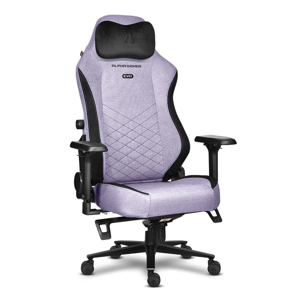 Cadeira Gaming Alpha Gamer Alegra Evo Lavender Haze Fabric