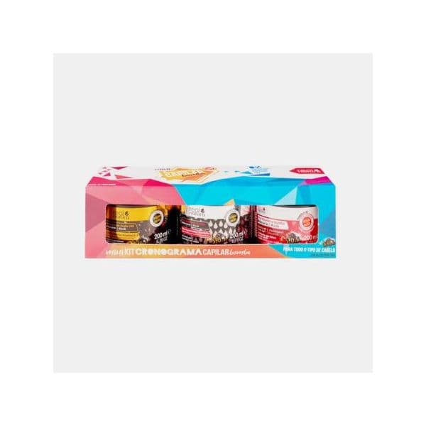 Real Natura Kit Mini Cronograma Capilar 3x200ml