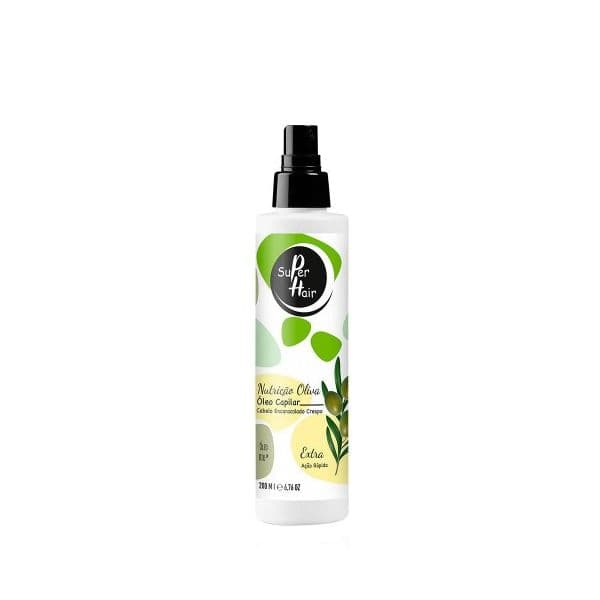 Real Natura Super Hair Óleo Capilar para Cabelo Encaracolado Crespo 200ml