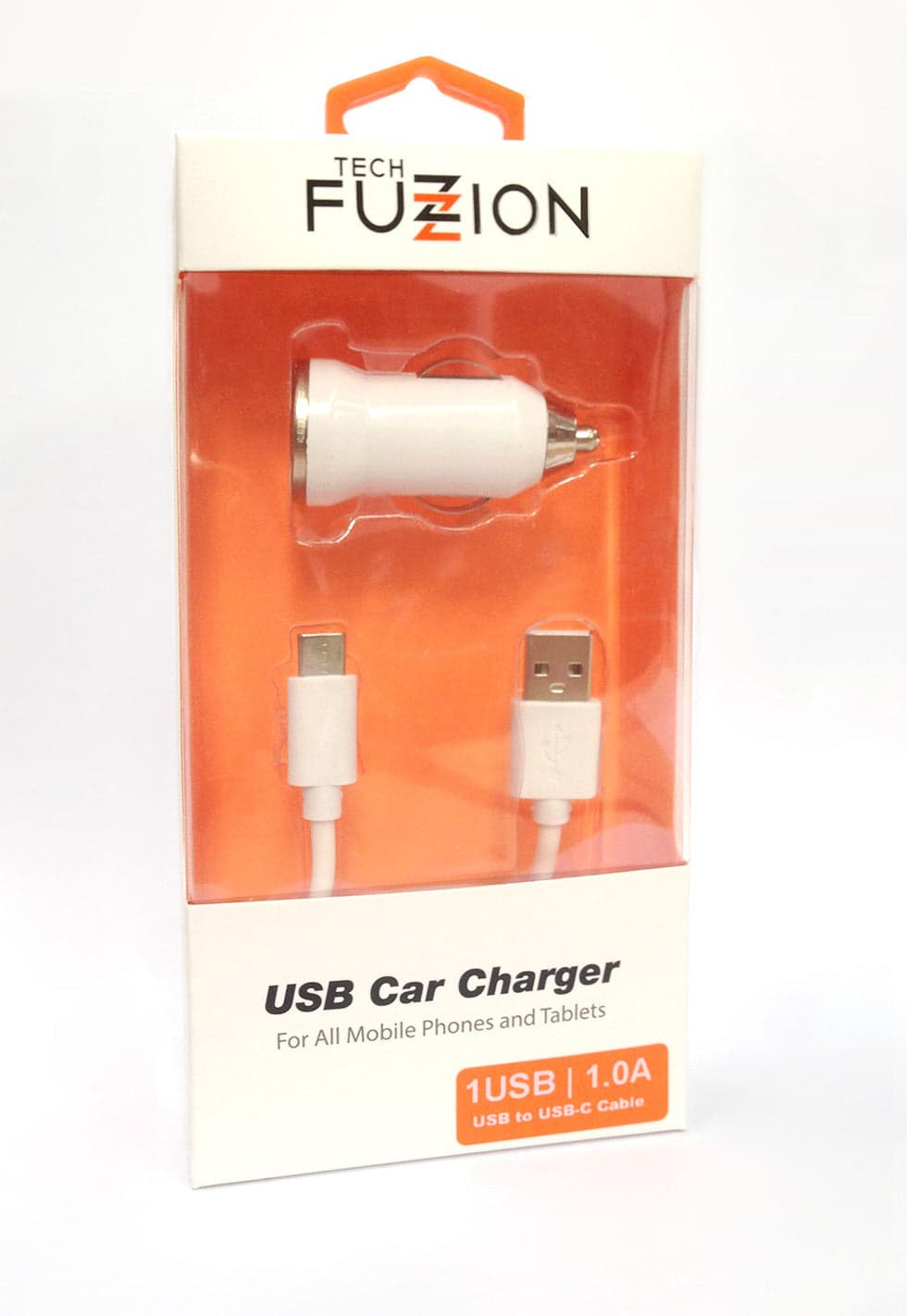 Carregador Isqueiro Tech Fuzzion | 1 USB, 12V, Cabo Type-C