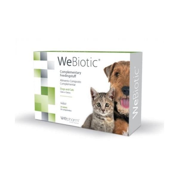 Wepharm WeBiotic Reforço Intestinal Cão & Gato 30 Comprimidos