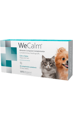 Wepharm WeCalm Alimento Complementar Cão & Gato 10 Comprimidos