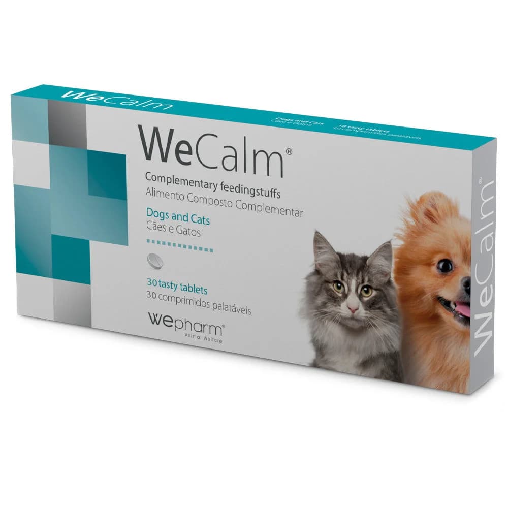Wepharm WeCalm Alimento Complementar Cão & Gato 30 Comprimidos