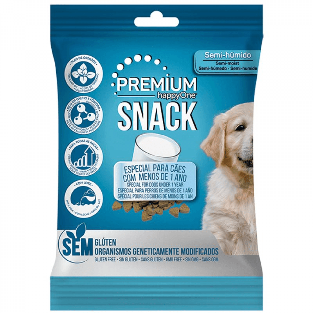 HappyOne Premium Snack Cachorros Carne e Leite 100g