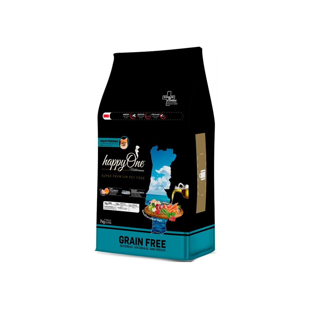 HappyOne Mediterraneum Small Breeds Sardine 7 Kg
