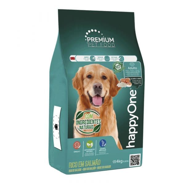 HappyOne Premium Adulto Salmão & Arroz 15Kg