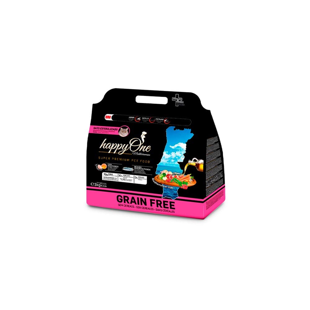 HappyOne Mediterraneum Sterilized Sardine Cat 3Kg