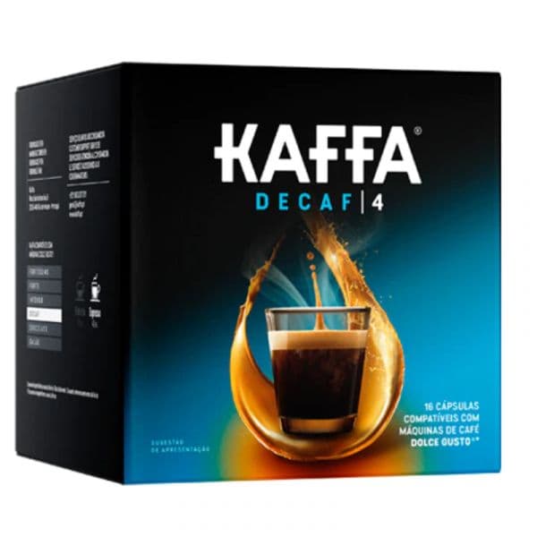 Kaffa Cápsulas Compatíveis Dolce Gusto® Decaf 16 Unidades