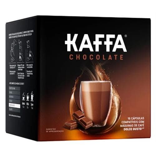 Kaffa Cápsulas Compatíveis Dolce Gusto® Chocolate 16 Unidades