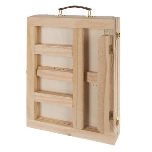 CONJUNTO DE PINTURA COM CAVALETE DE MESA ESTIRADOR