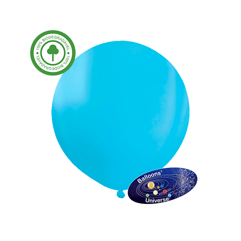 Balão Gigante 80cm Azul Claro