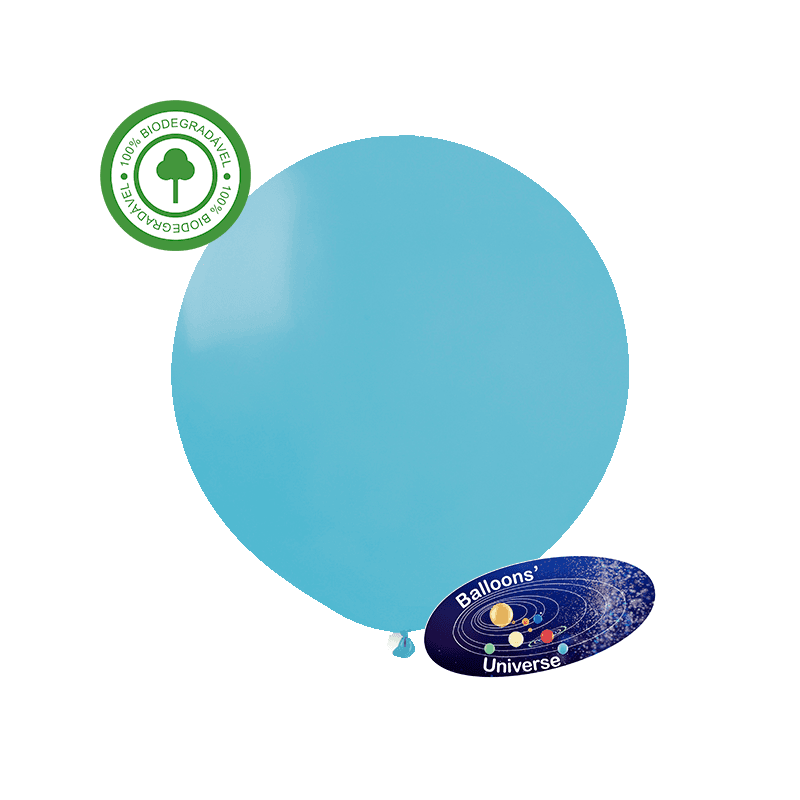 Balão Gigante 90cm Azul Claro