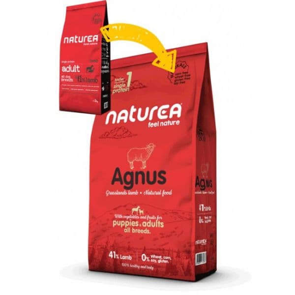 Naturea Naturals Puppie e Adult Agnus Grasslands Lamb 12Kg