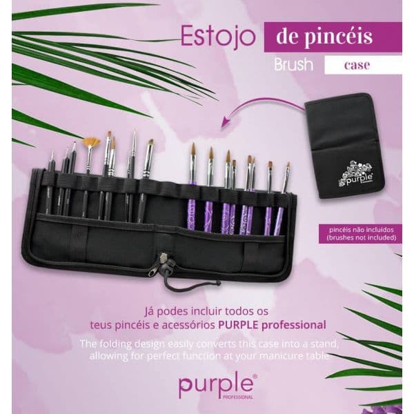 Purple Estojo para Pincéis Purple (pincéis Não Incluídos)