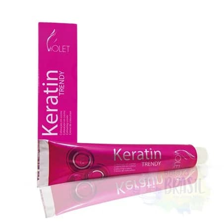 Tinta Violet Keratin Trendy 8.00- 100ml - LOURO CLARO INTENSO