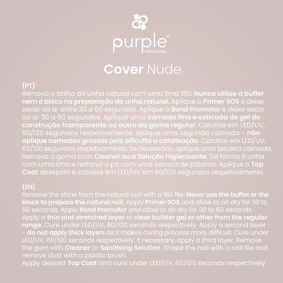 Purple Gel Construtor Purple Cover Nude 100g