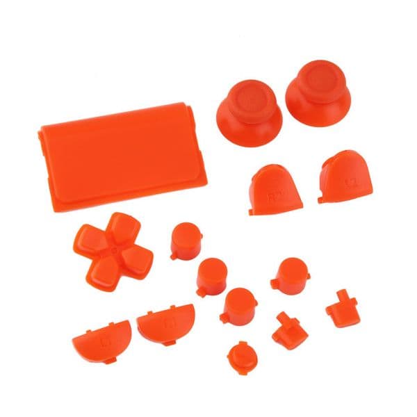 Multi4you Botões de Substituição Personalizados para PS4 Laranja