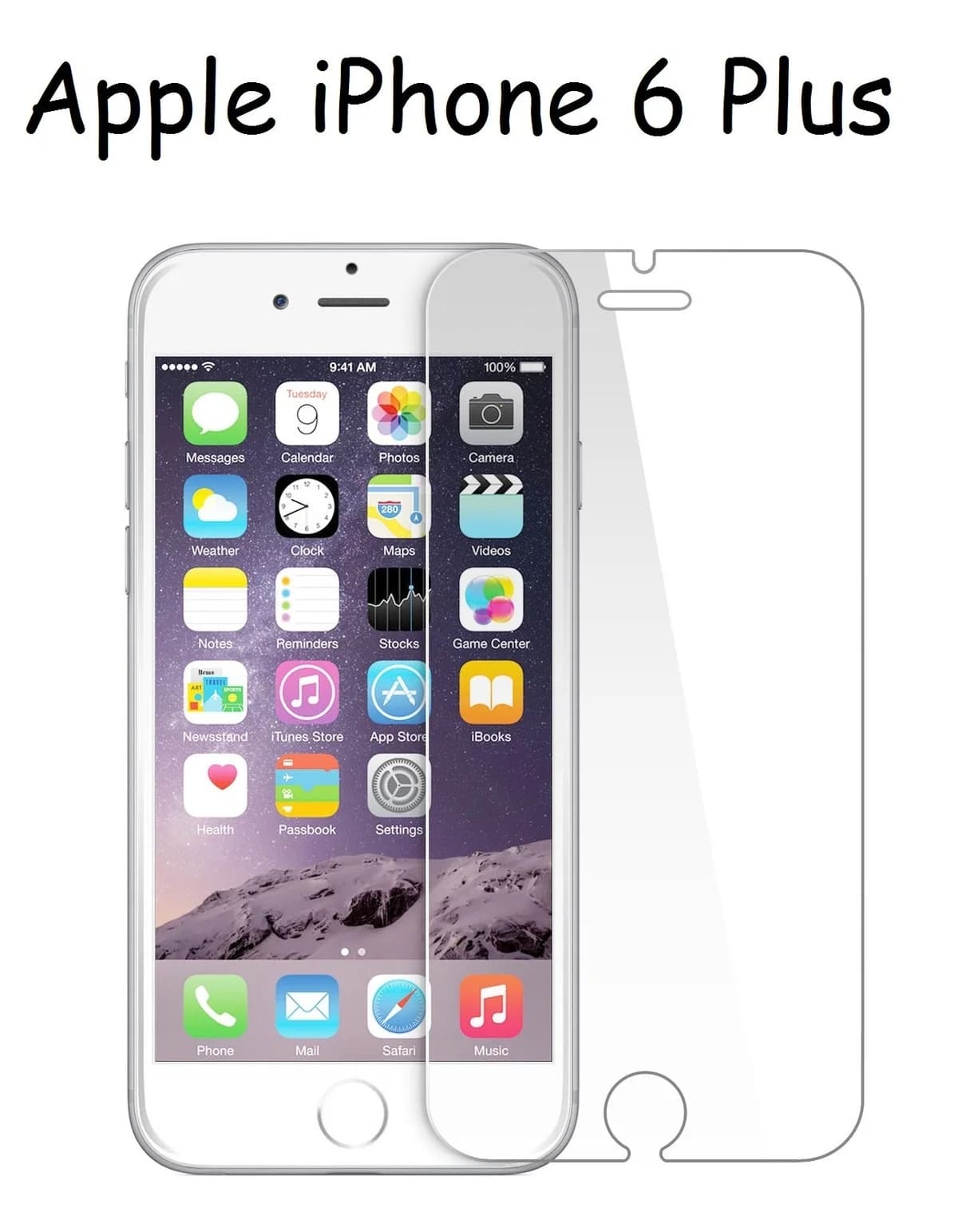 Pelicula Vidro Temperado para Apple iPhone 6 Plus - Multi4you®