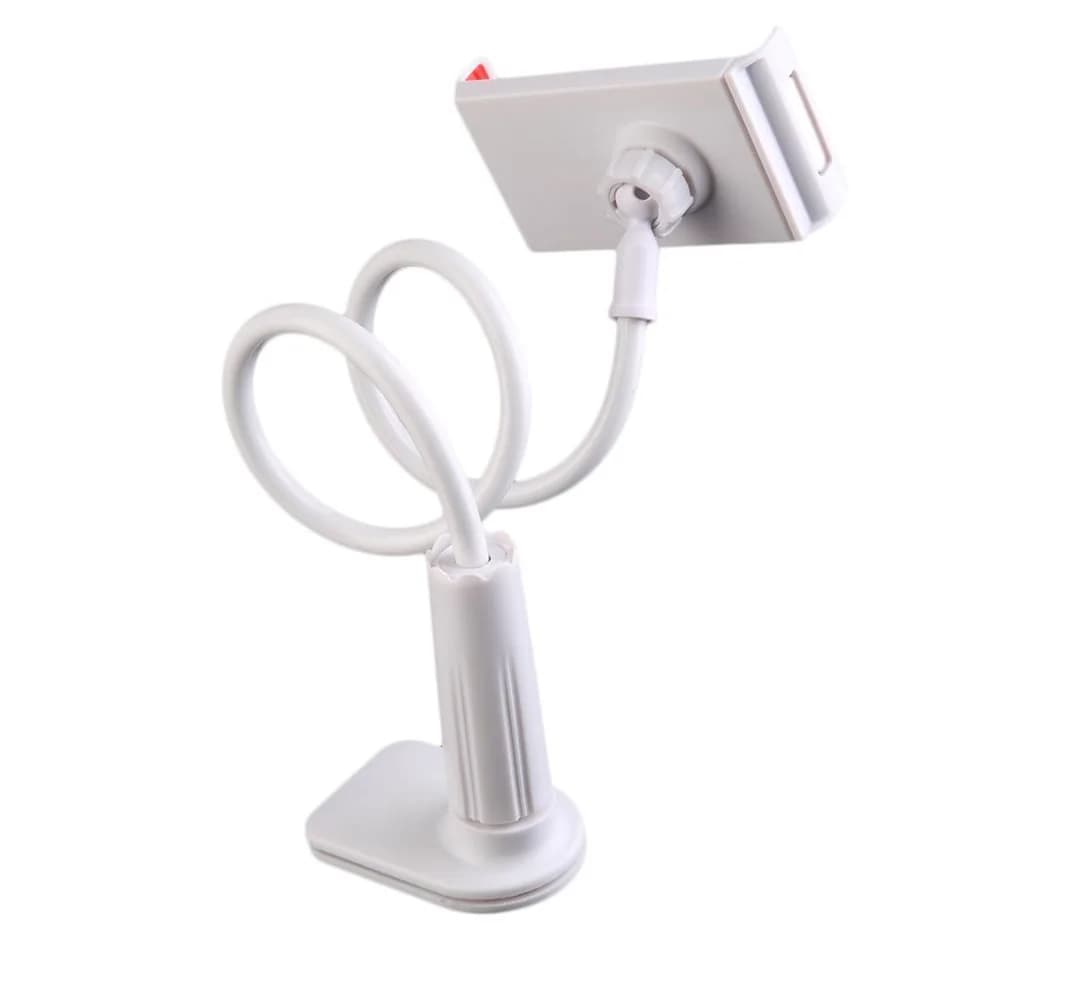 Suporte Flexível com Rotação 360° para Smartphone ou Tablet (Branco) - Multi4you®