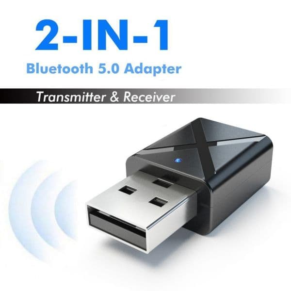 Multi4you Transmissor / Receptor de Áudio Bluetooth 5.0 KN320 2 em 1 USB/Jack 3.5mm - MS005966