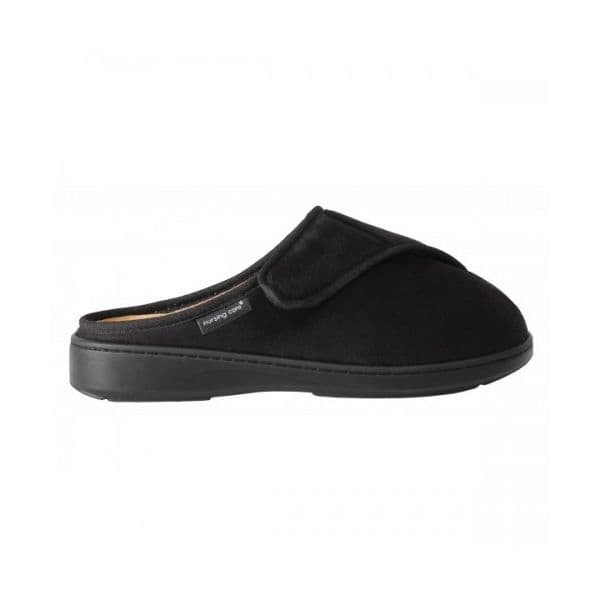 Nursing Care Chinelo com Velcro (36, Preto)