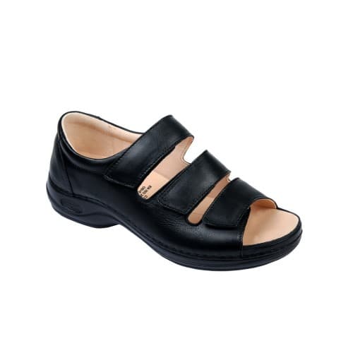 Sandalia Comfy c/velcro (PRETO, 43)