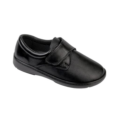 Sapato Pele/textil stretch s.baixo (PRETO, 37)
