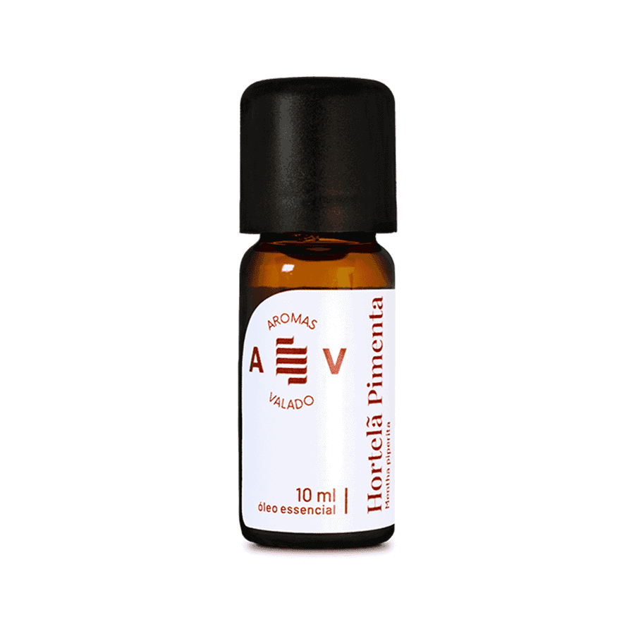 Óleo Essencial de Hortelã Pimenta 10 ml Aromas do Valado