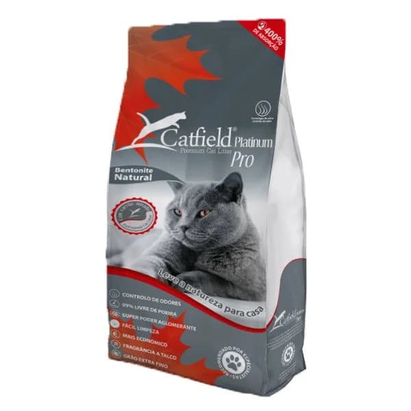 Catfield Areia Aglomerante Platinum Pro 15 Lt Talco
