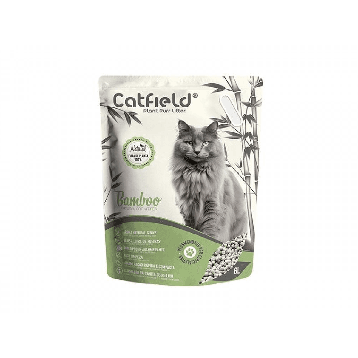 Catfield Plant Pure Litter Areia Aglomerante 5,5 Kg