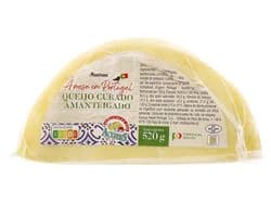 queijo curado amanteigado auchan à mesa em portugal açores 520g