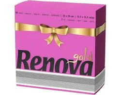 guardanapos renova gold rosa pack 40 unidades