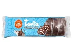 torta dancake com cobertura cacau e leite 300g