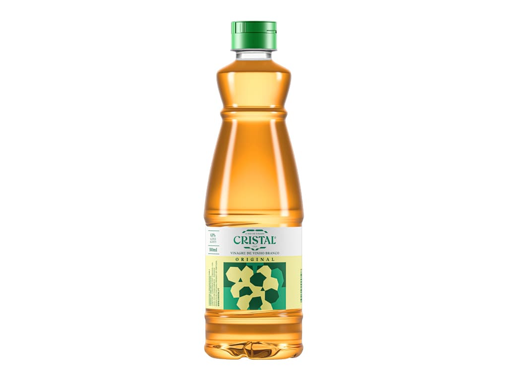 VINAGRE CRISTAL VINHO BRANCO 500ML