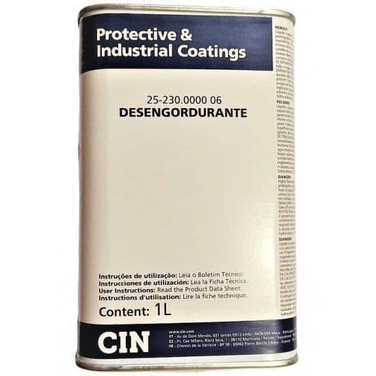 Desengordurante p/repintura automóvel 1L refª 25-230 CIN