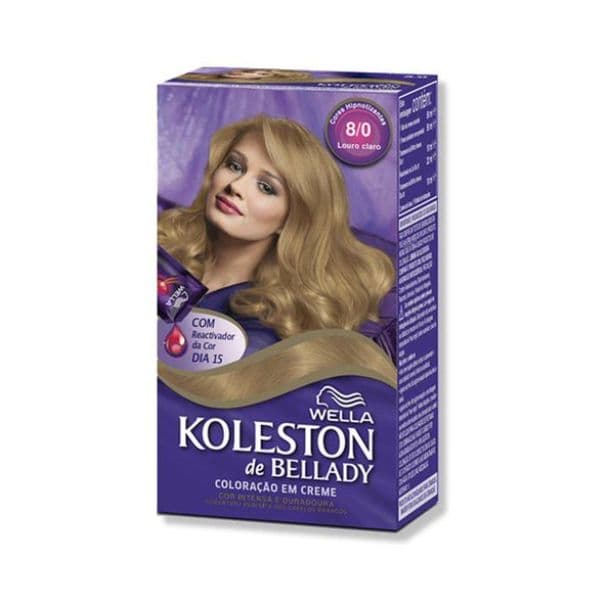 Wella Bellady Creme Coloração Tom 8/0 Louro Claro 1 un