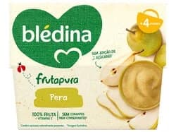 fruta bledina 100% pêra 4x95g