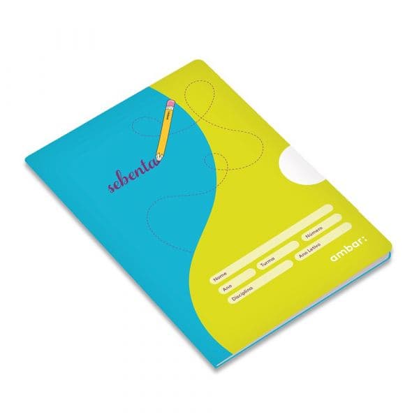 Ambar Caderno Liso A5 60 Folhas