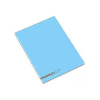 Caderno Agrafado A5 Quadriculado Ambar School Azul 48fls 1un